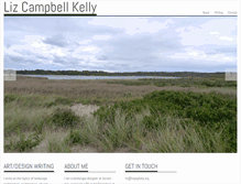 Tablet Screenshot of lizcampbellkelly.com